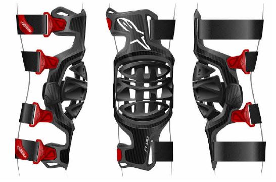 Alpinestars Binoic 10 Carbon Knee brace left