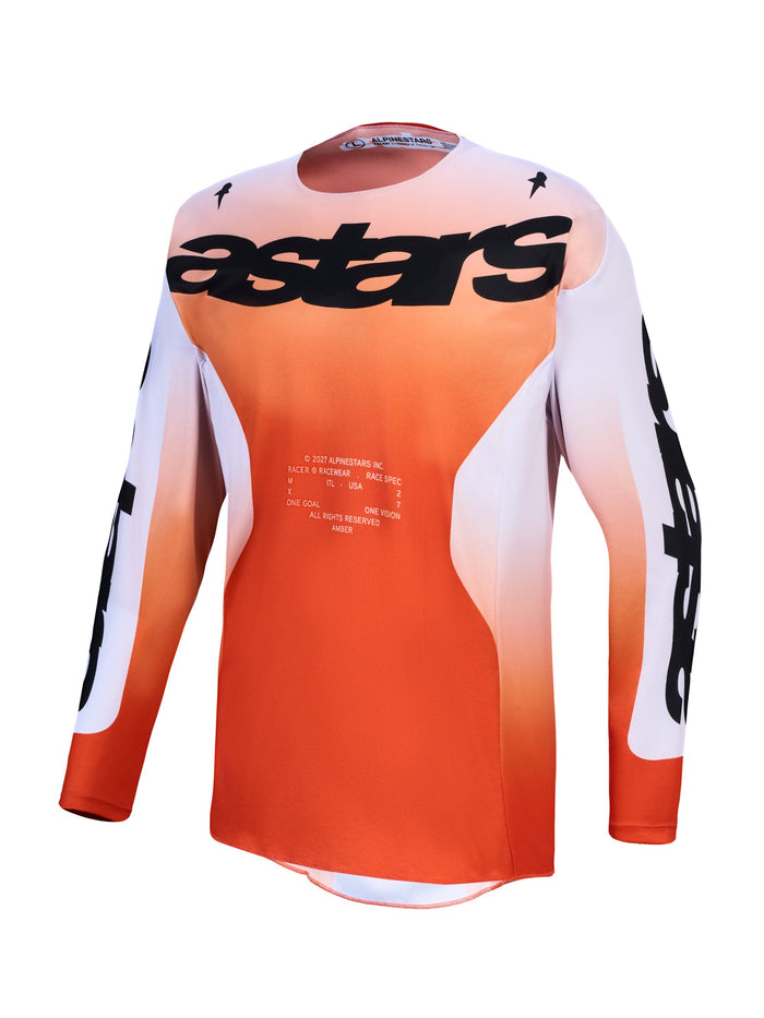 Alpinestars Jersey Racer Amber Red/Lilac/Black