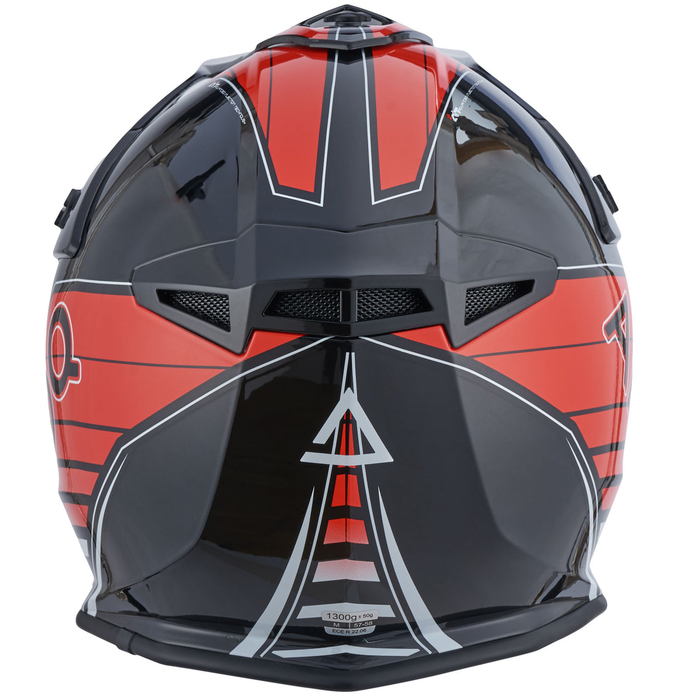 AMOQ Meteor V2 Helmet Axis Black/Red glossy