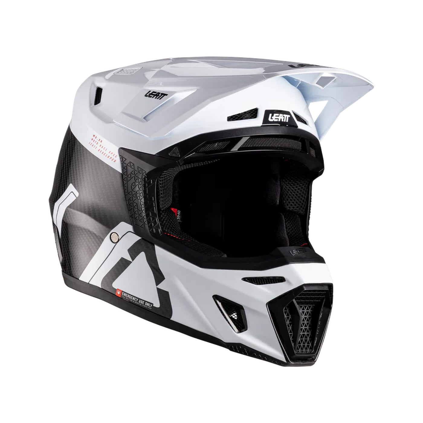 Leatt Helmet Kit Moto 9.5 Carbon/White V26