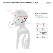 Alpinestars Helmet SM3 Youth Black Matt