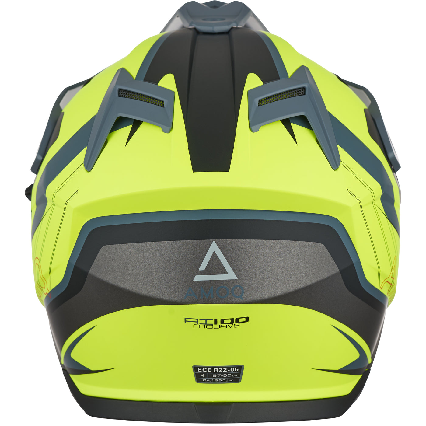 AMOQ Helmet AI100 Mojave grey/yellow