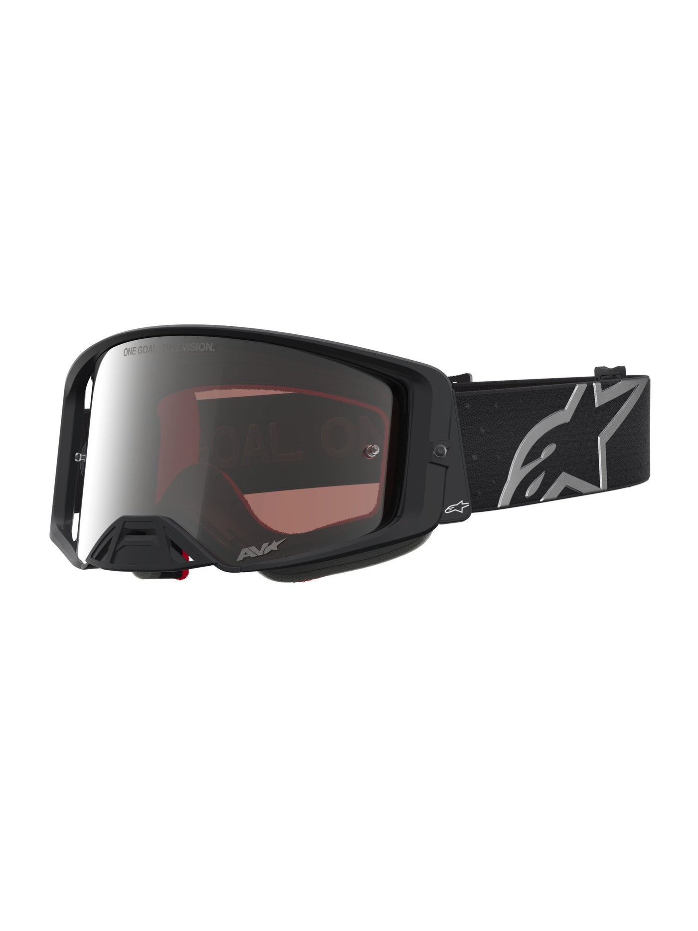 Alpinestars Goggle Supertech Vesta Black Matte Silver Mirror Silver