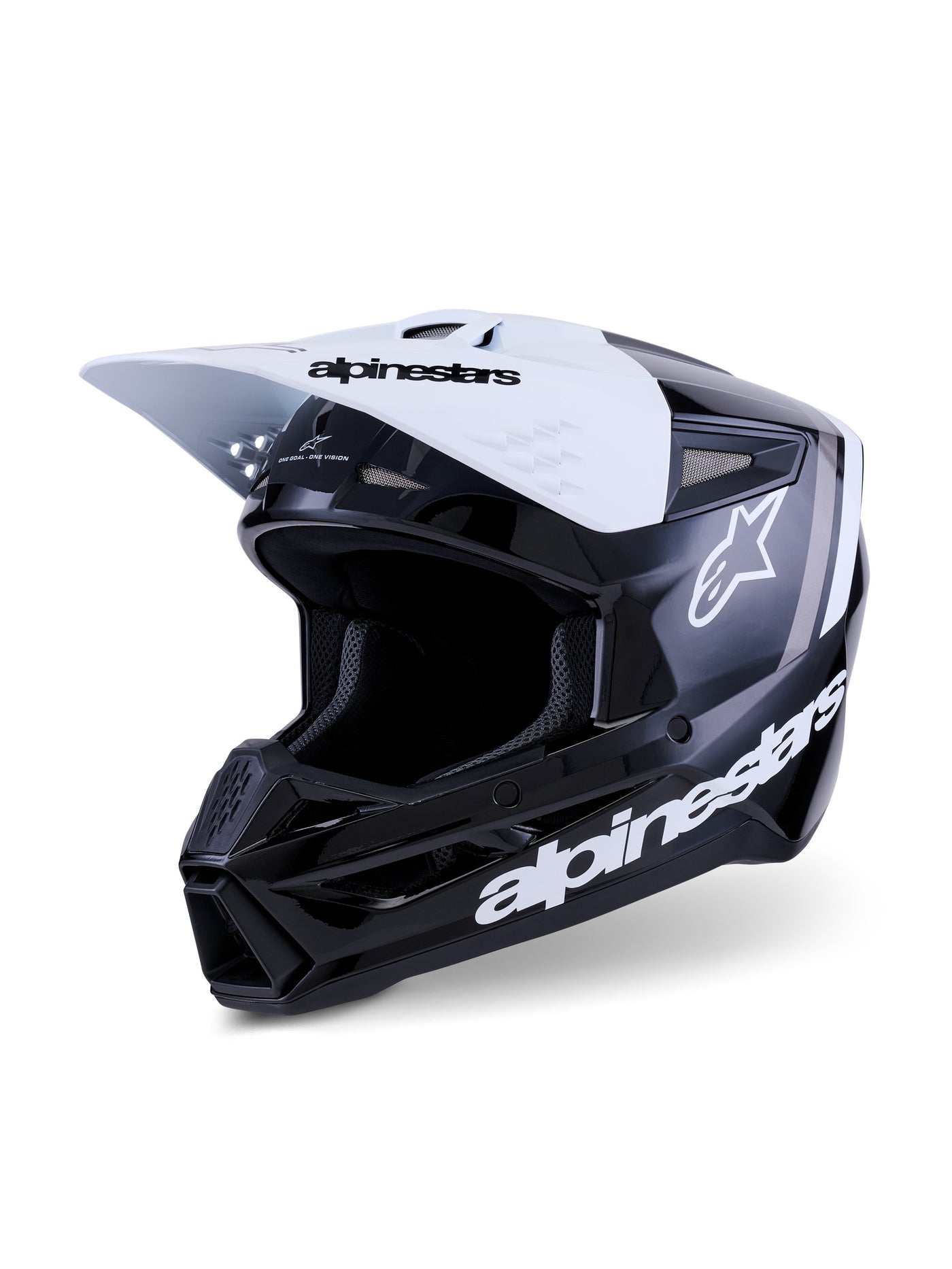Alpinestars Helmet S-M3 Radium Black/White