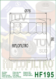 Hiflo Oilfilter HF195