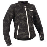 Lindstrands Textile jacket Fryken Woman Black/reflecting pattern