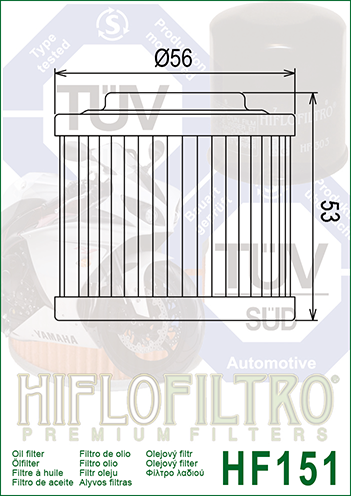 HiFlo oil filter HF151