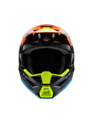 Alpinestars Helmet SM3 Youth Fray Black/Orange/YEllow Fluo