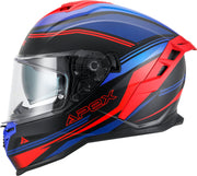 APEX Helmet FI200 Paris blue/red matt