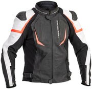Lindstrands Leather Jacket Sanden Black/white