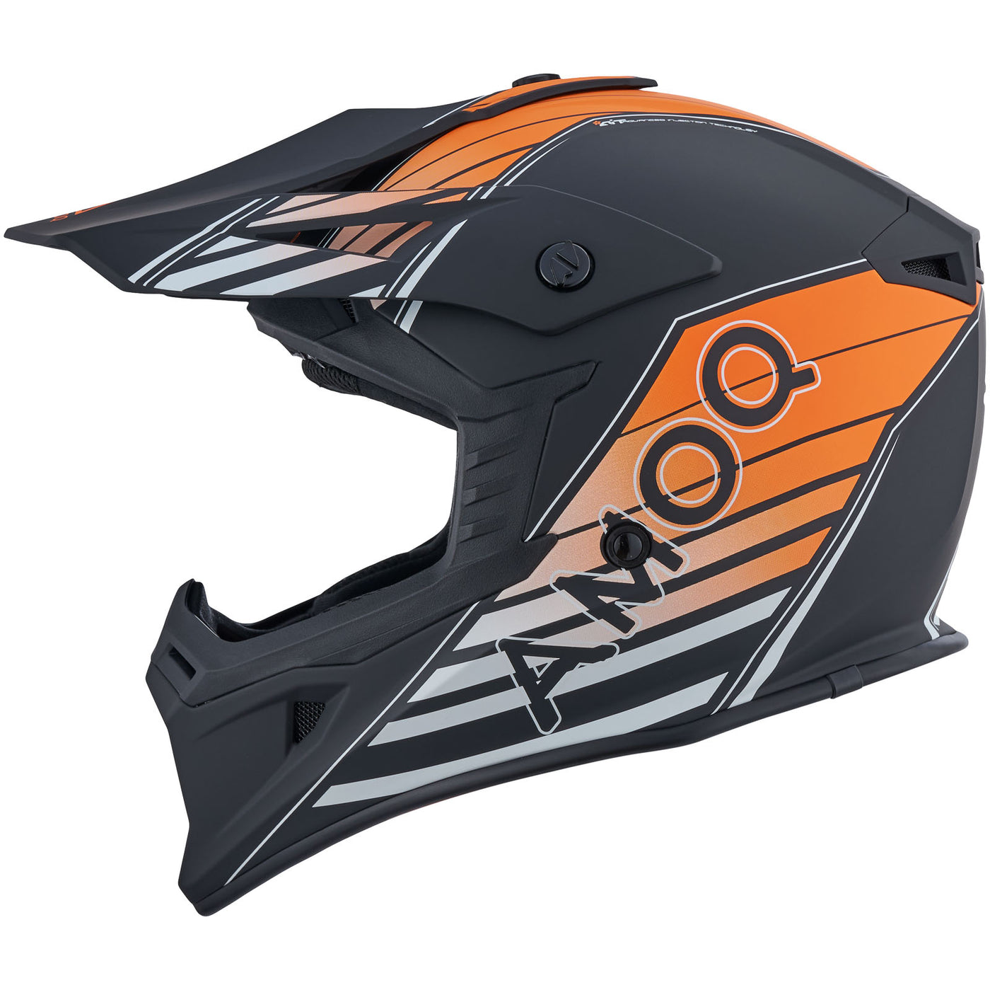 AMOQ Meteor V2 Helmet Axis Black/orange