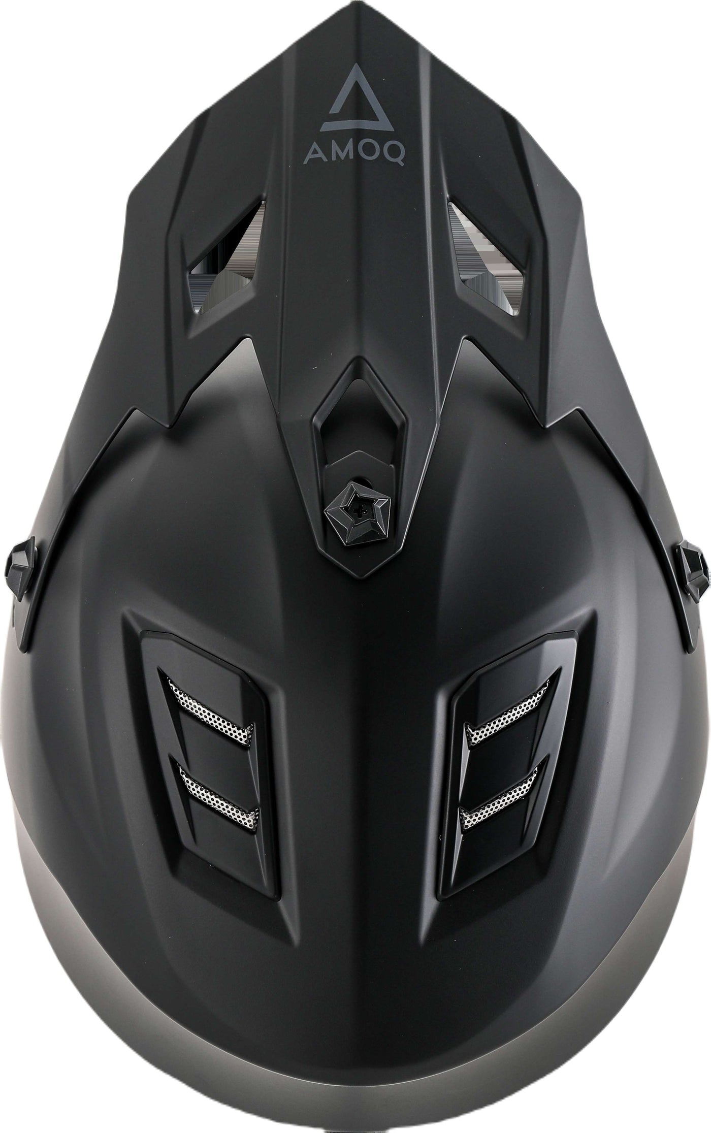 AMOQ Meteor V2 JNR MX helmet Blackout