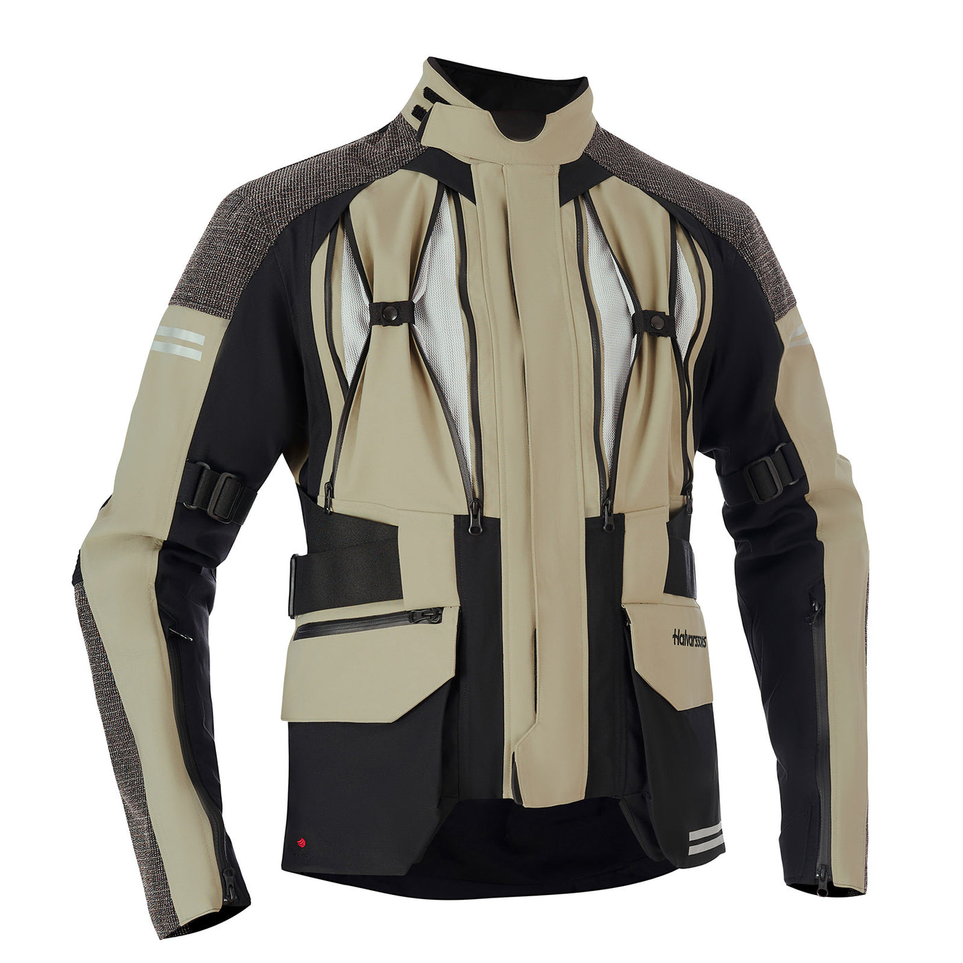 Halvarssons Textile jacket Dalen Khaki/Black