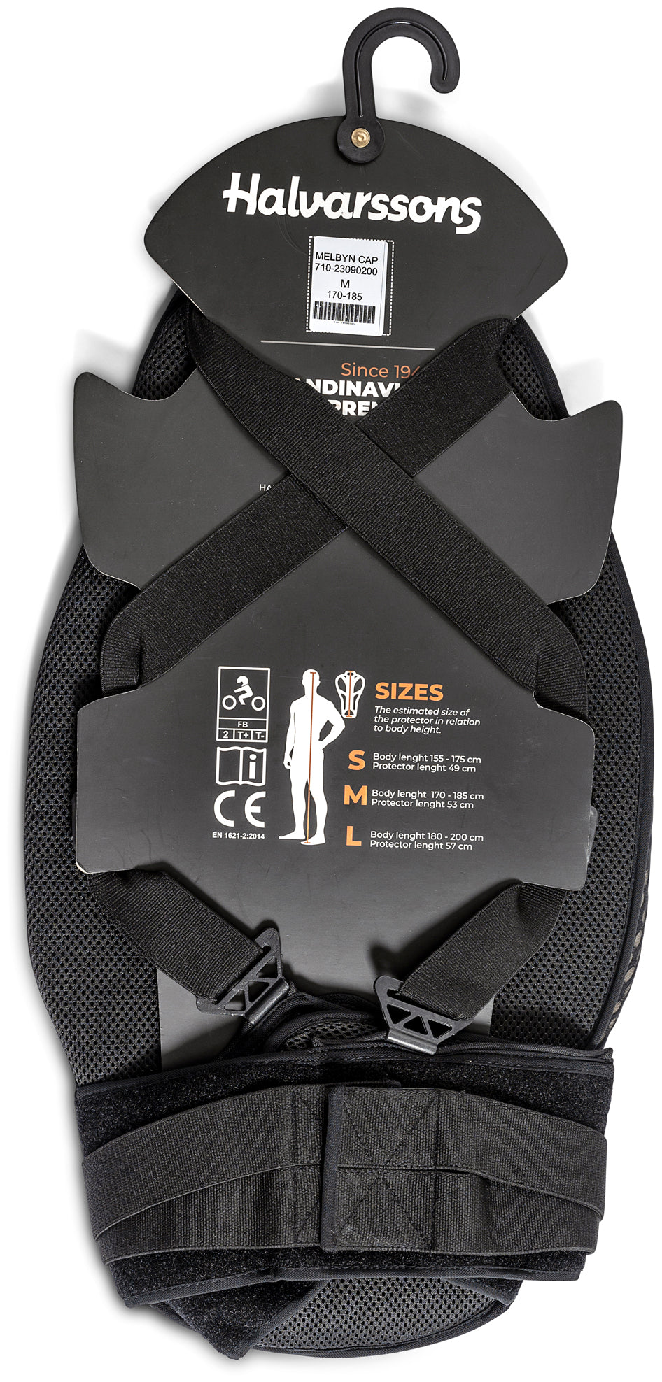 Halvarssons Back protector Melbyn Cap Black