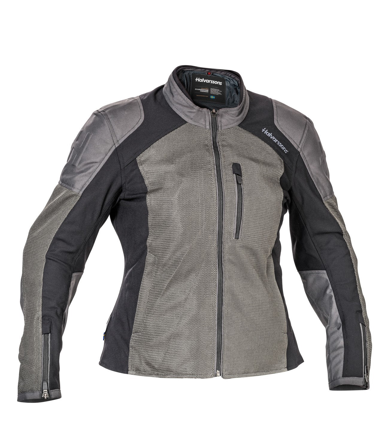 Halvarssons Textile Jacket Arvika Woman Black/grey