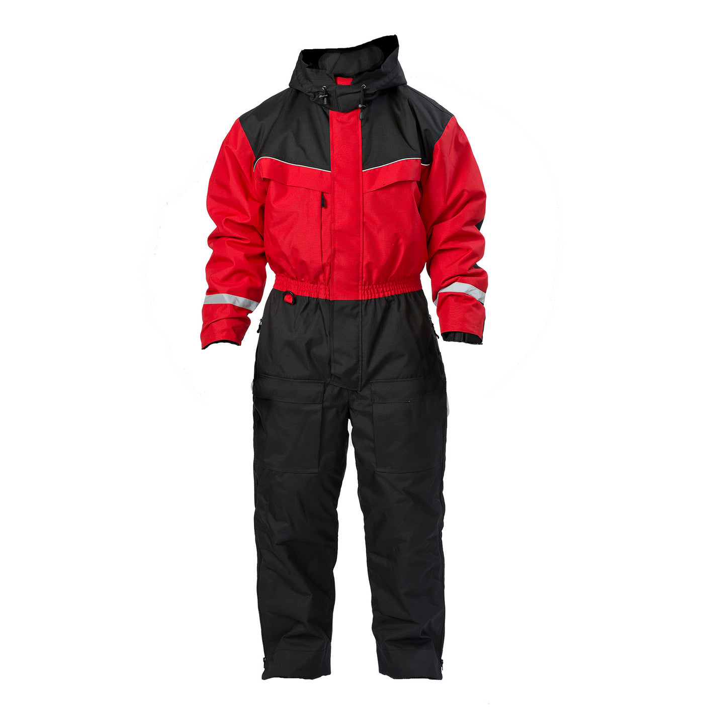 Snowpeople Safari coverall red/black